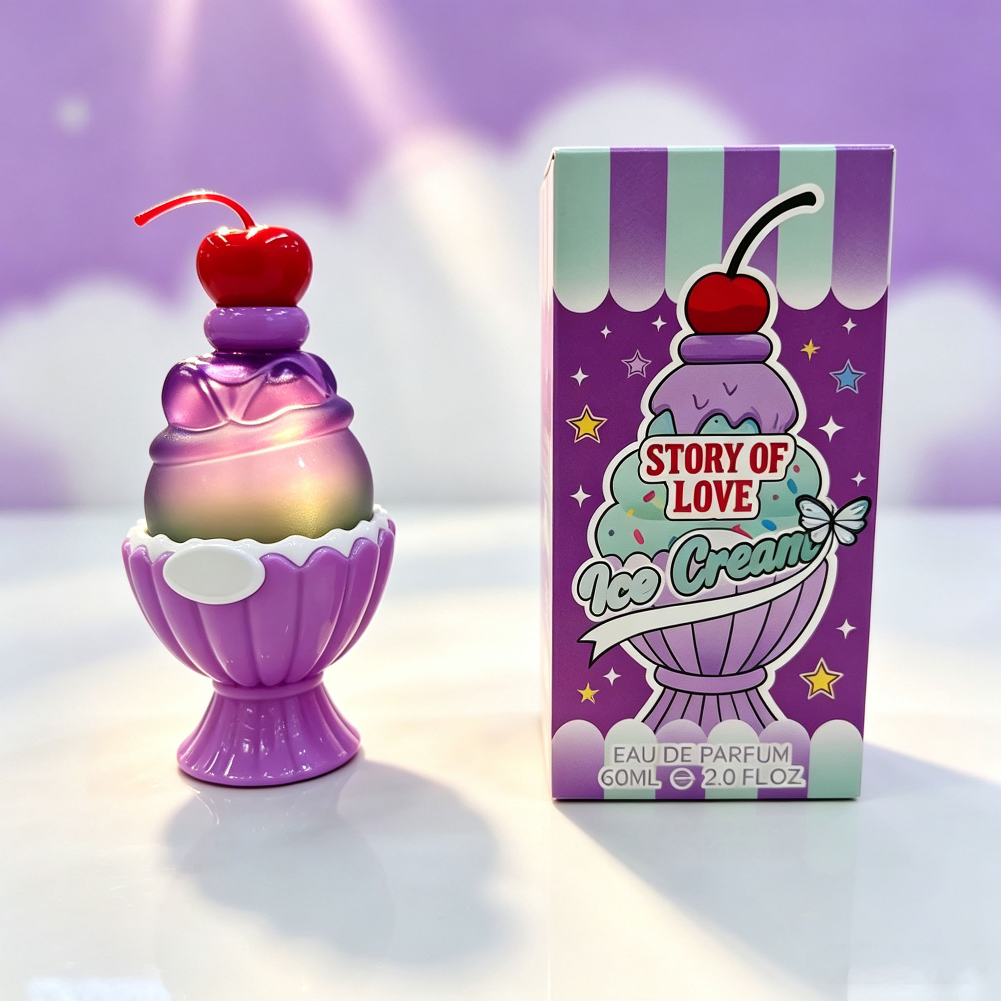 Perfume Fragrance Dupe - Cute Ice Cream Shaped Eau De