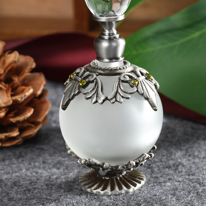 Antique Silver Metal Glass Per - огляд і ціна Perfume Fragrance Refill
