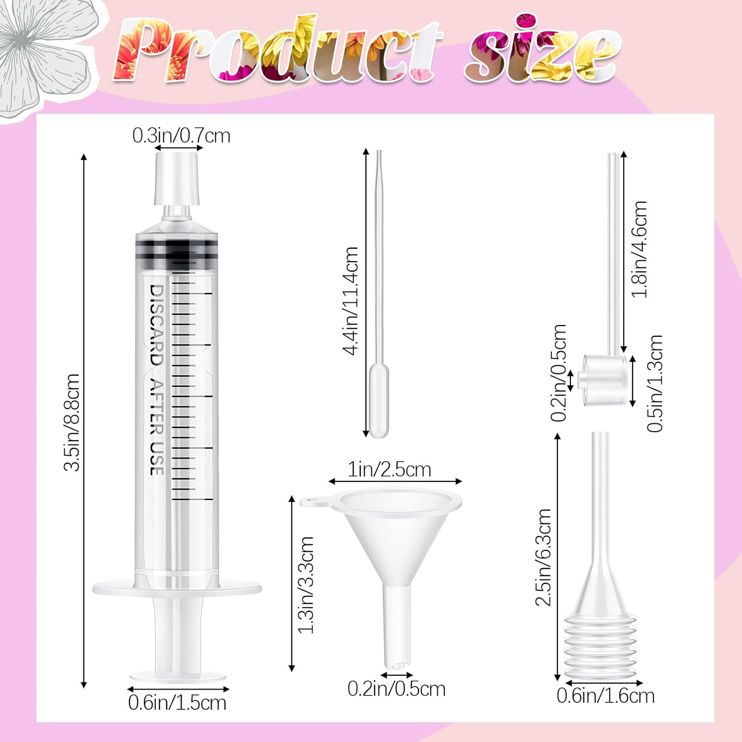 25/50PCS  perfume refill pump  - огляд і ціна Perfume Fragrance Ingredients