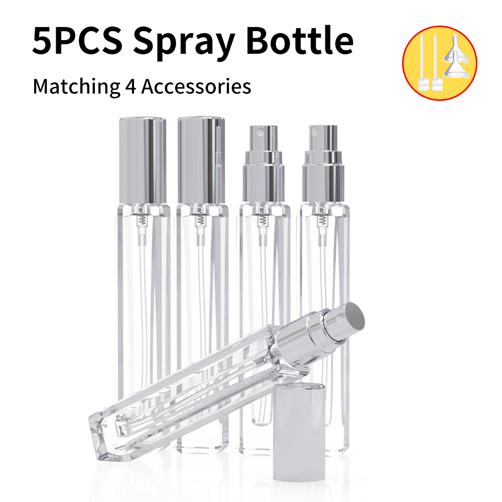 5-Piece Cologne Atomizer Empty - огляд і ціна Perfume Fragrance Dispenser