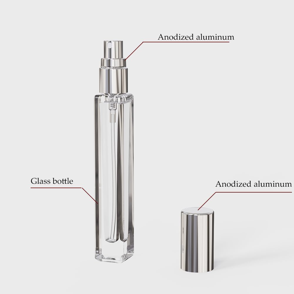 5-Piece Cologne Atomizer Empty - огляд і ціна Perfume Fragrance Dispenser
