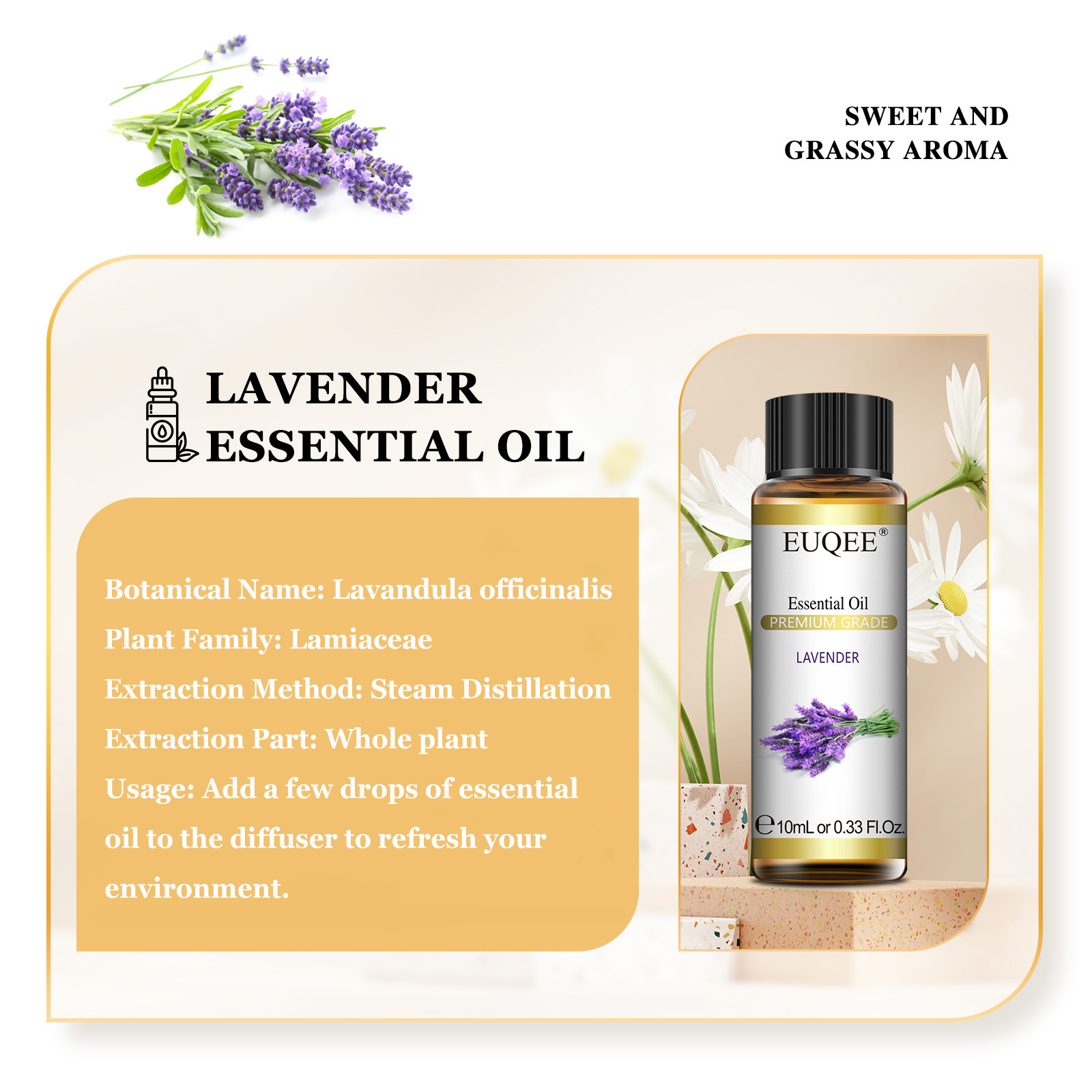 EUQEE 10ml Pure Natural Essent - огляд і ціна Perfume Fragrance Essence