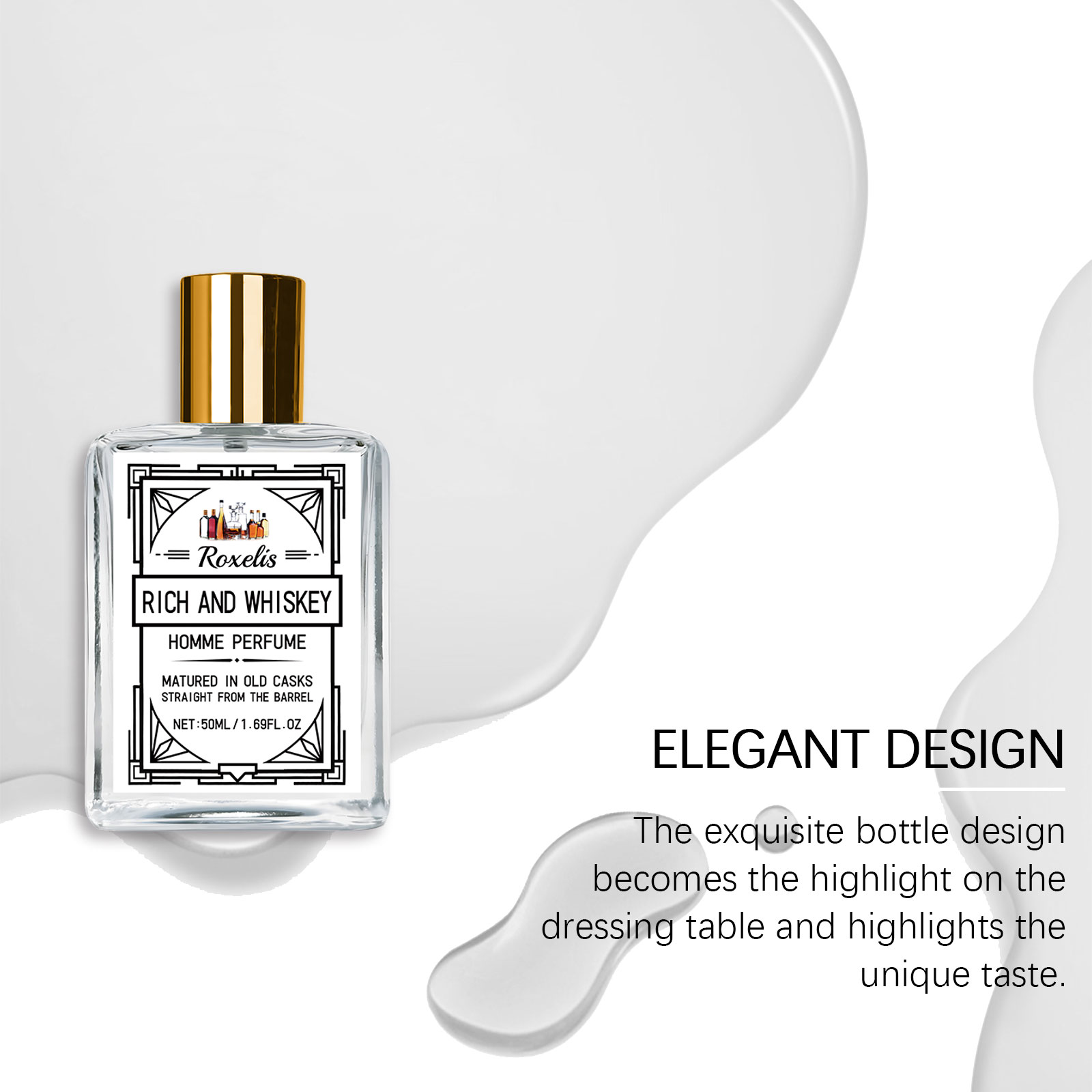 Roxelis 50ml Charm Whisky Men' - огляд і ціна Perfume Fragrance Dupe
